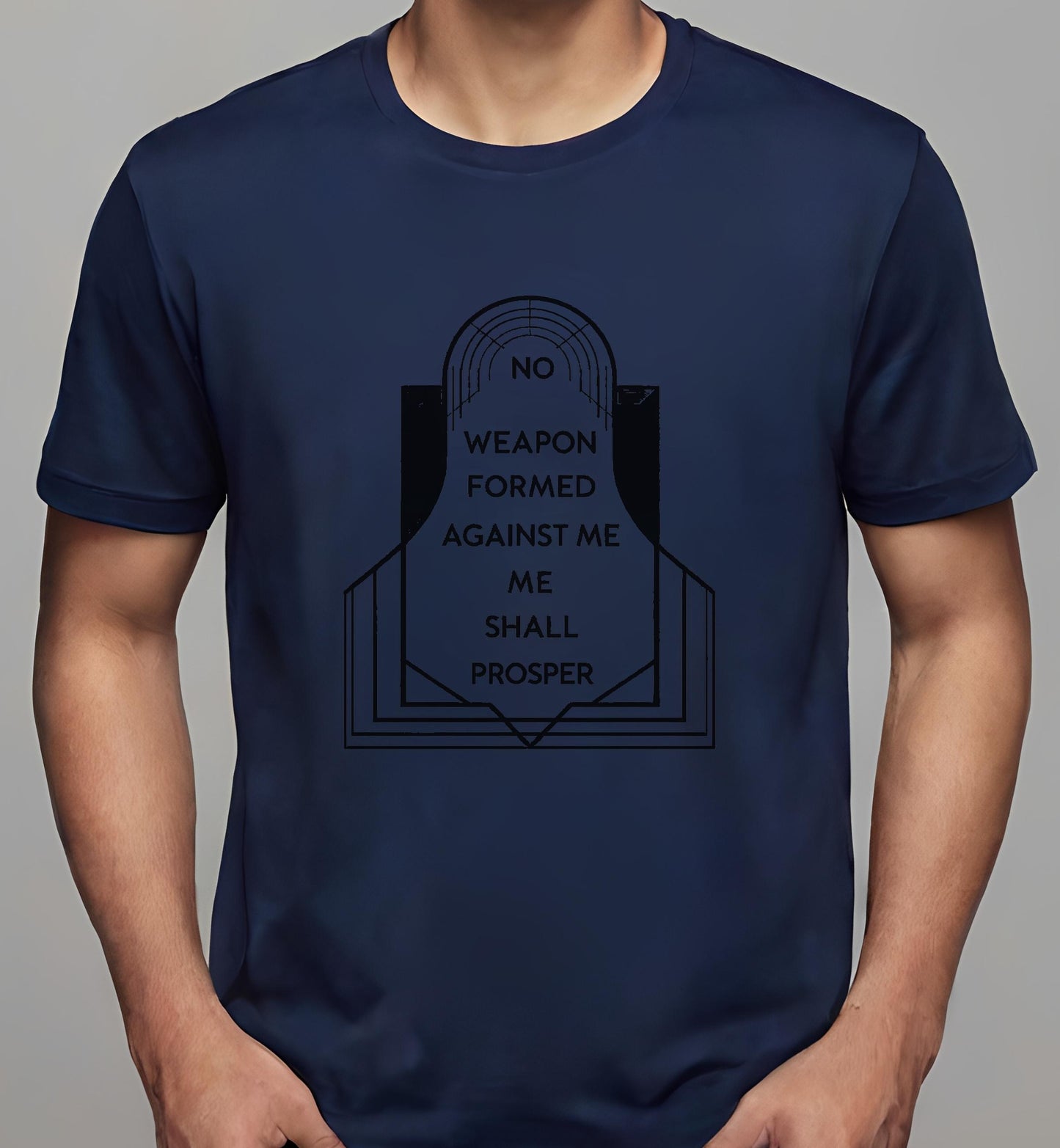 mental health advocates - navy - home motivational art - families - t-shirt