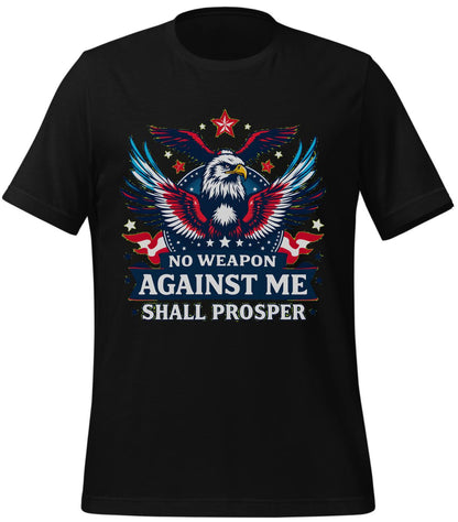 t-shirt - community leaders - black - vibrant patriotic design