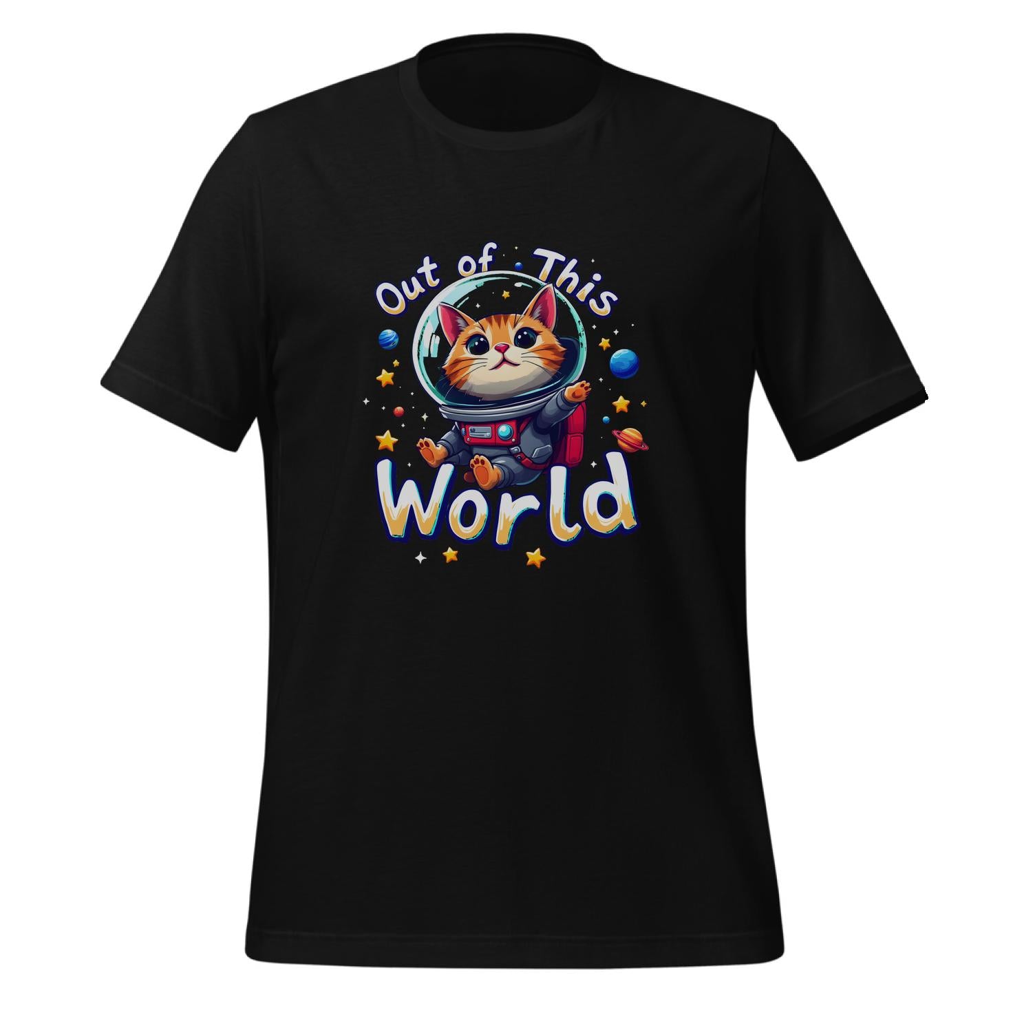 unisex - cartoon character design - cartoon cat - t-shirt