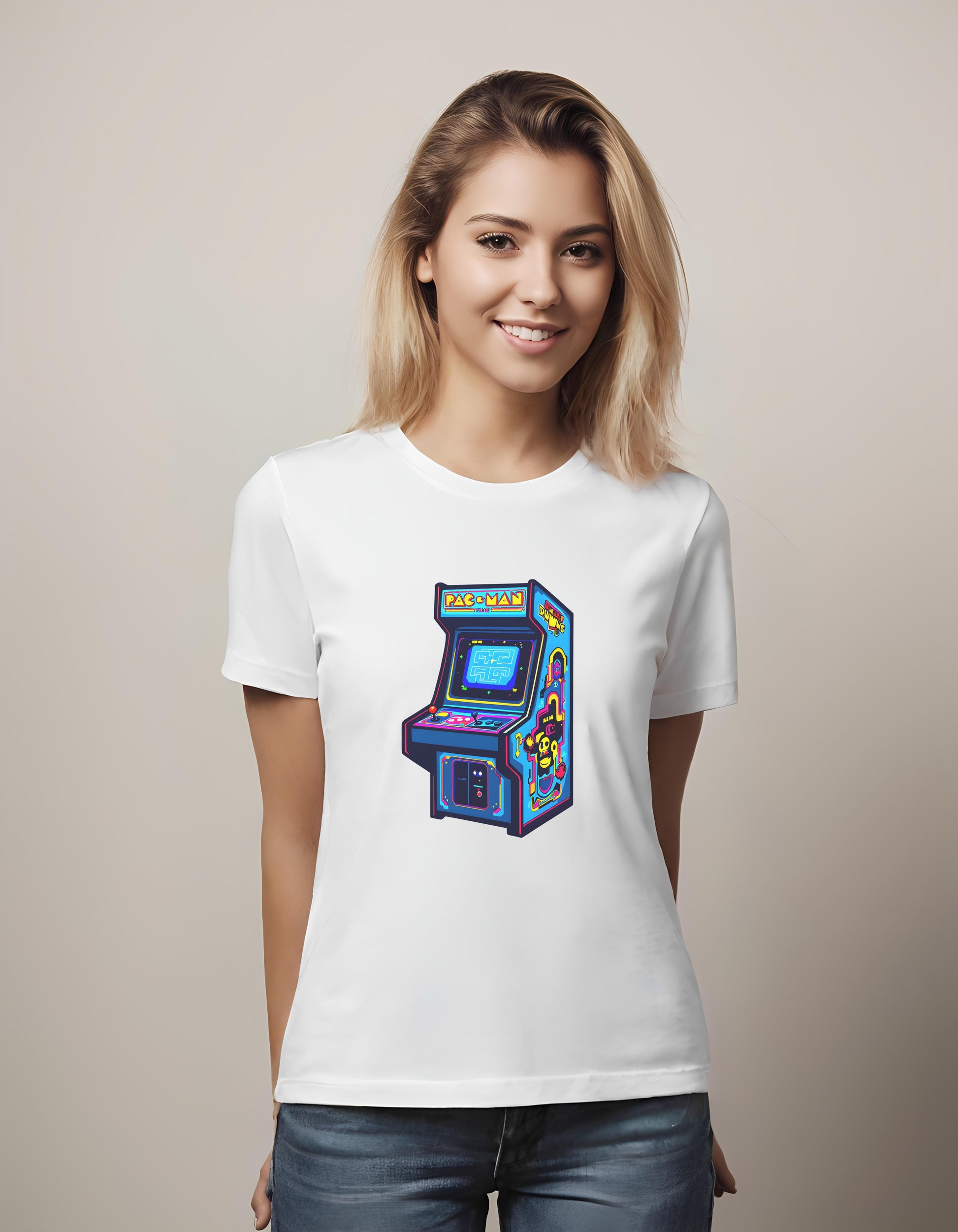 Pac-Man Arcade Revival | Classic T-Shirt (Unisex) T-Shirt - arcade cabinet, cabinet, classic game enthusiasts