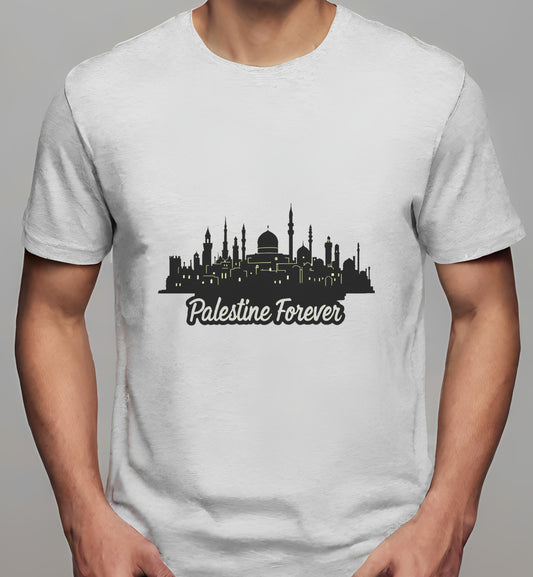 t-shirt - cultural - athletic_heather - dome of the rock