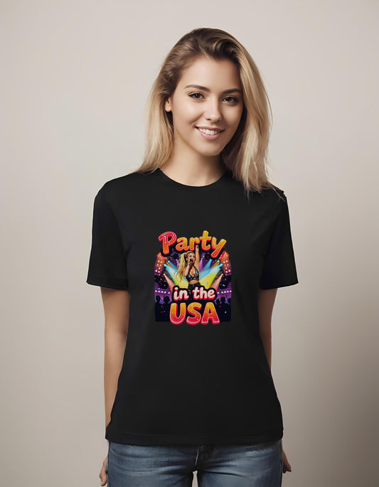 usa - friends - bold typography shirt - t-shirt