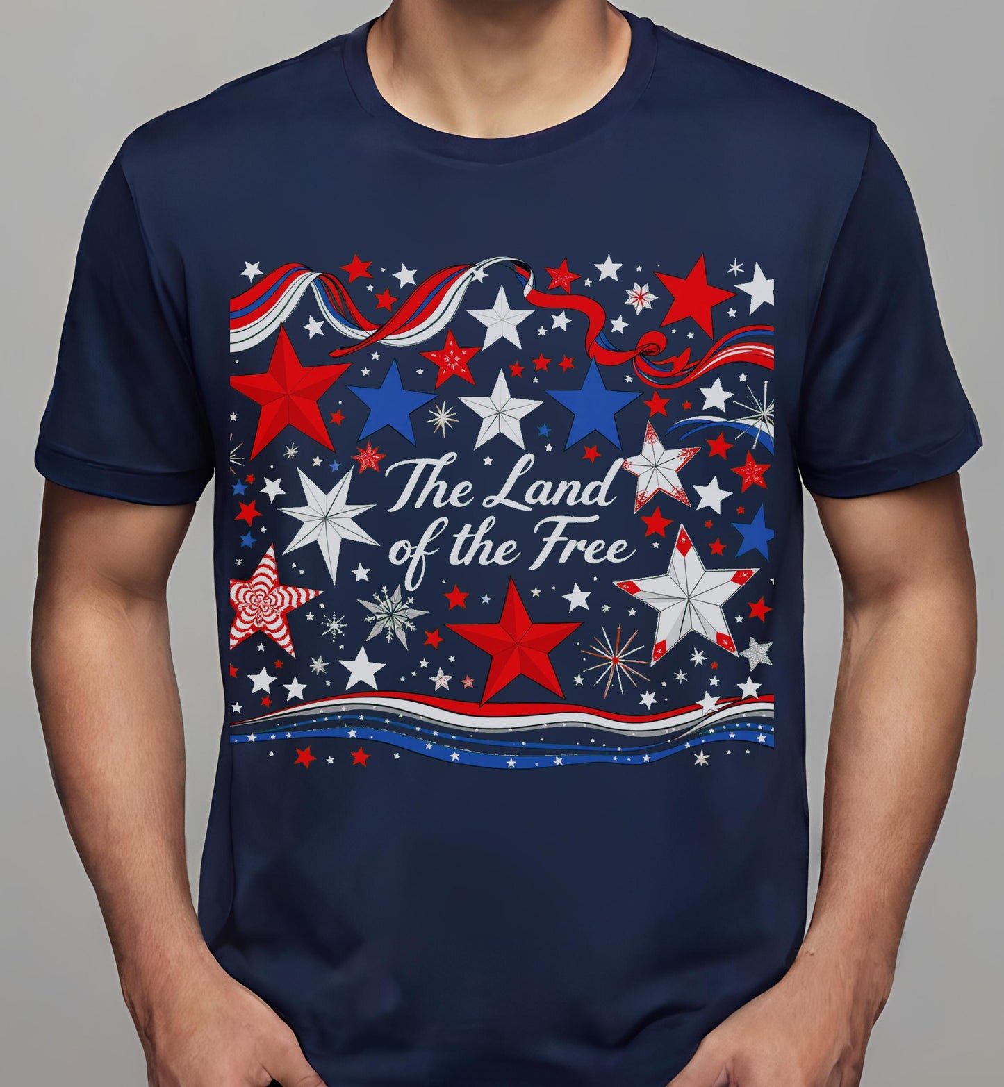 t-shirt - unisex - joyful designs - navy