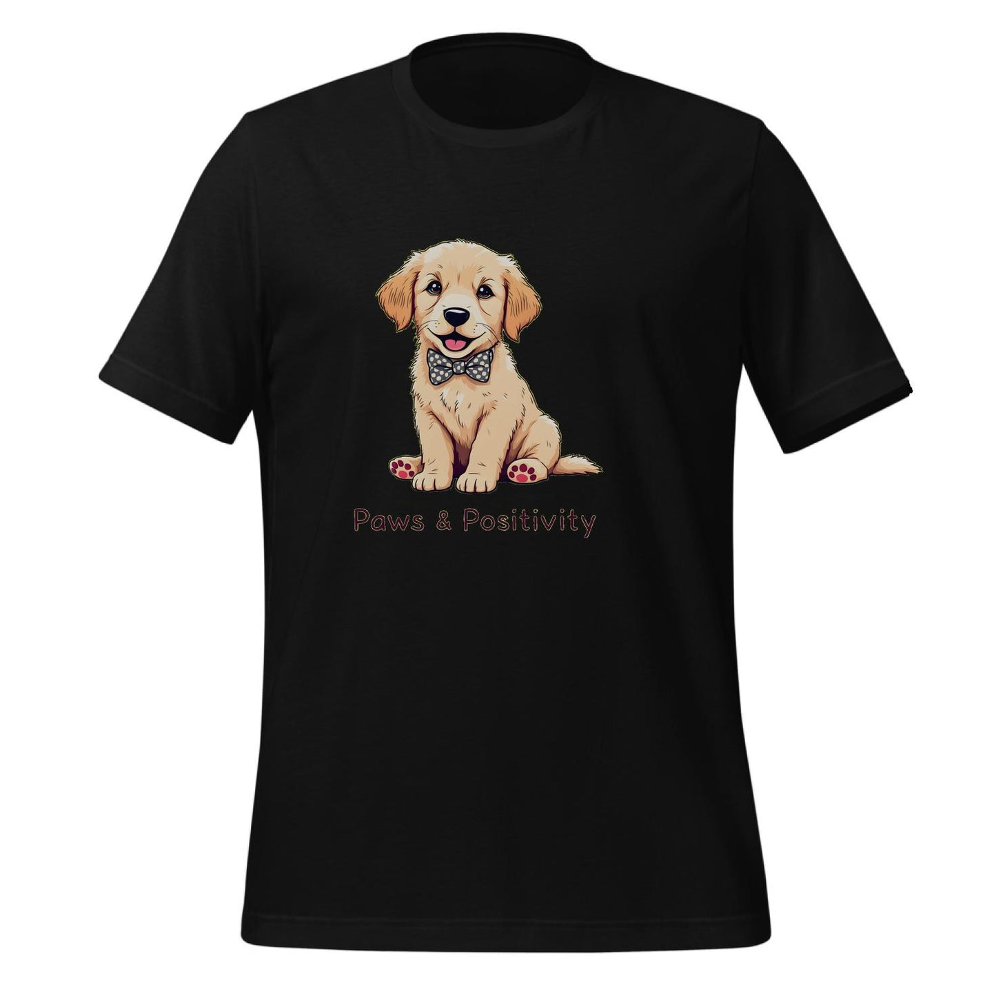 stylish bowtie puppy - men - t-shirt