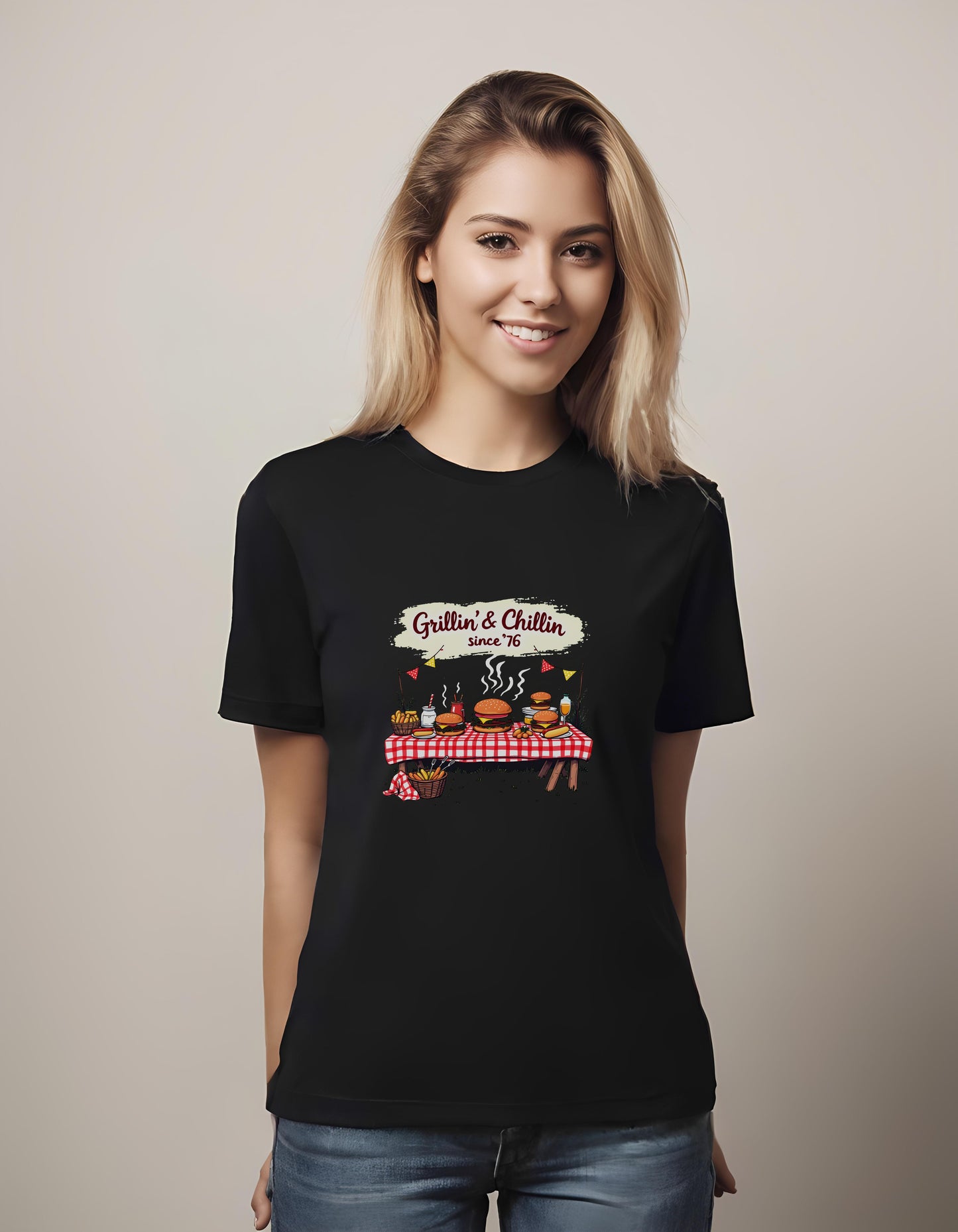 gathering - relaxed - t-shirt - whimsical