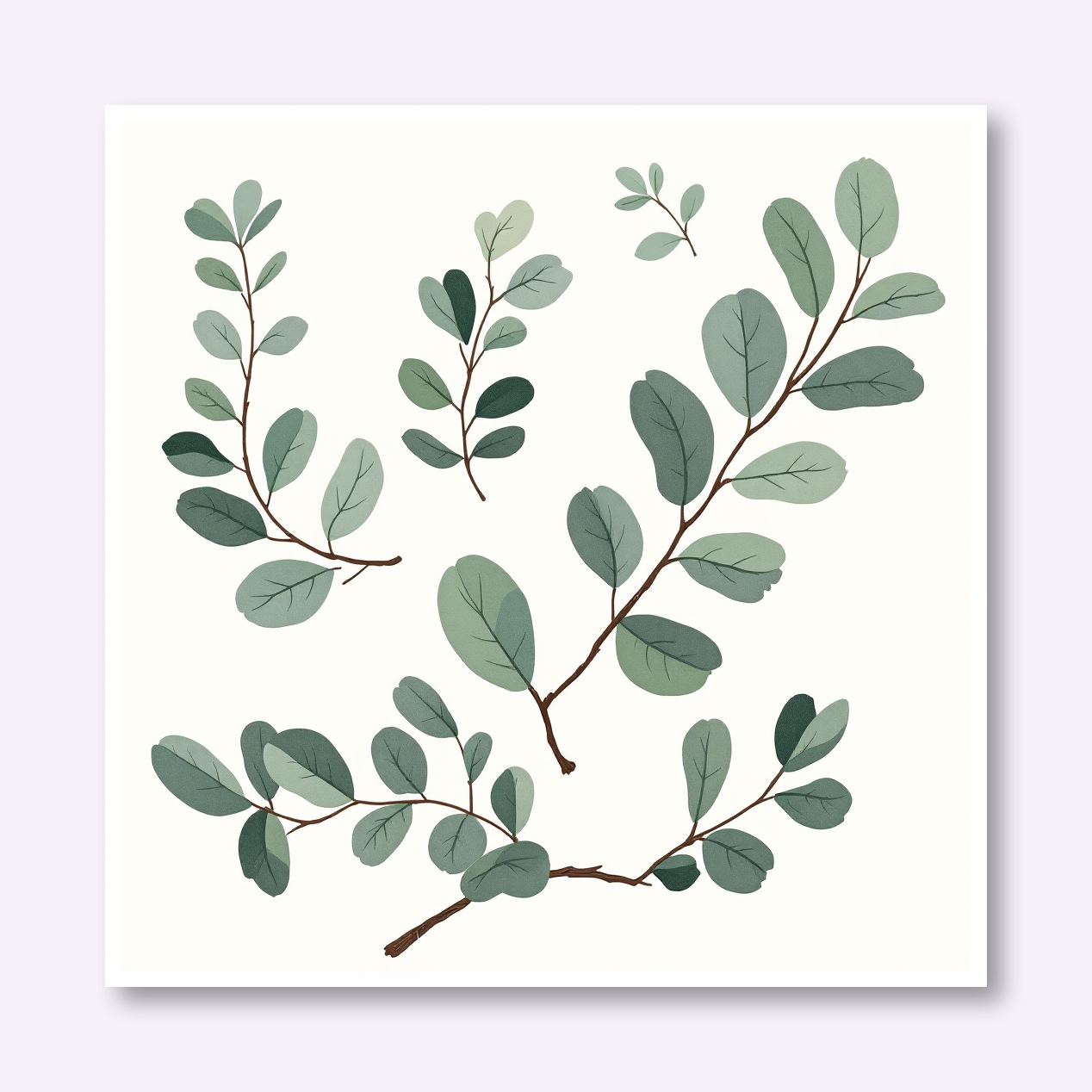Serene Eucalyptus Dreams Wall Art