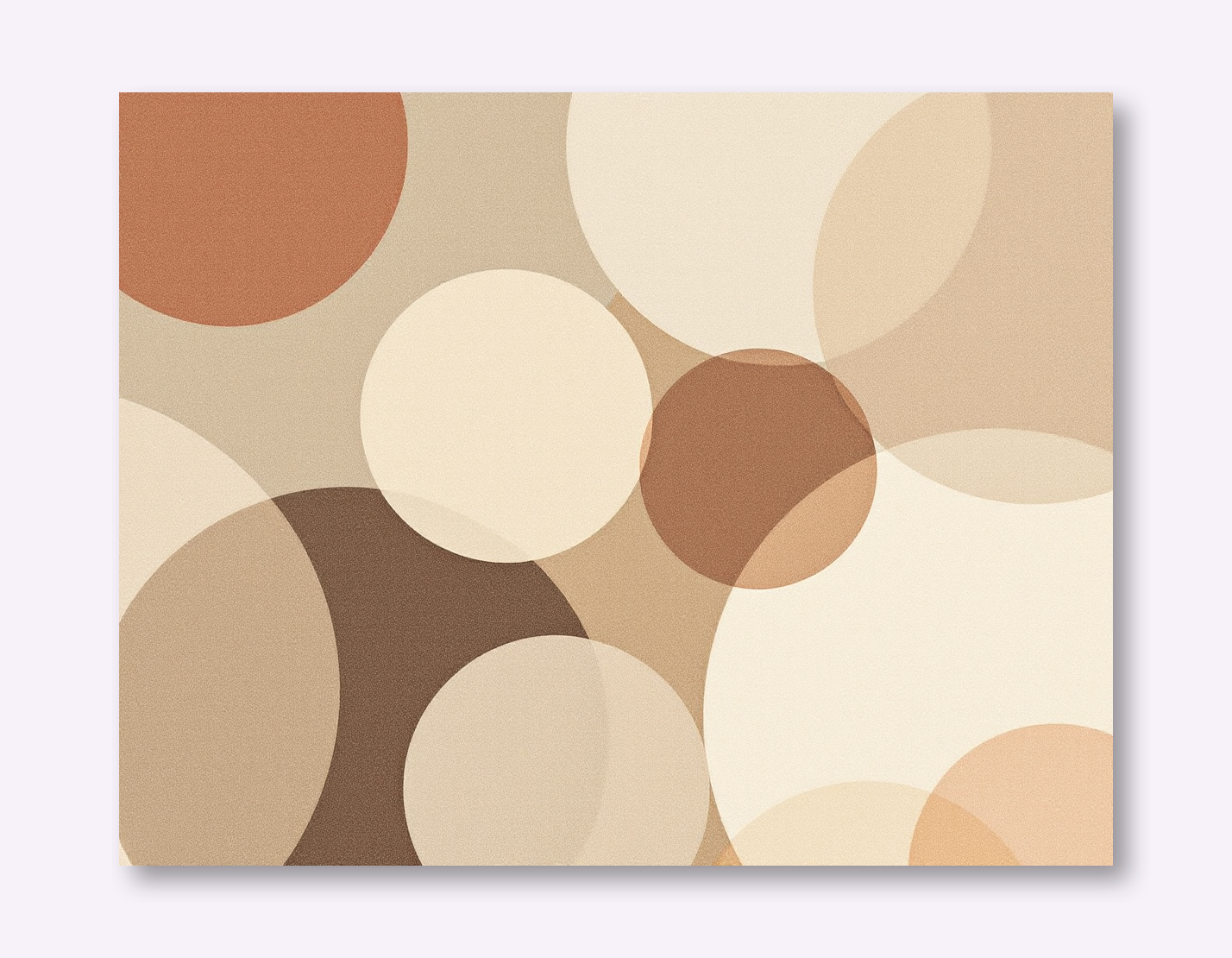 Tranquil Harmony Circle Art