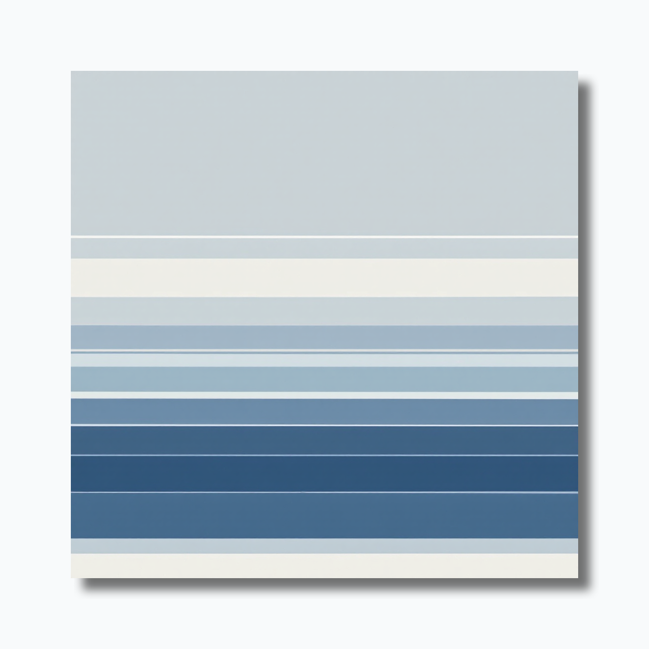 Serene Horizon Waterscape Art