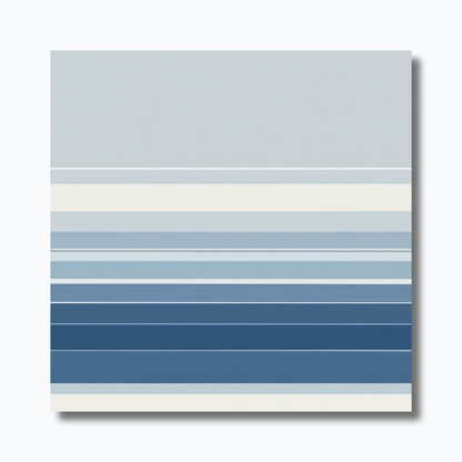 Serene Horizon Waterscape Art