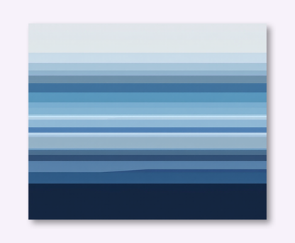Tranquil Ocean Horizon Wall Art