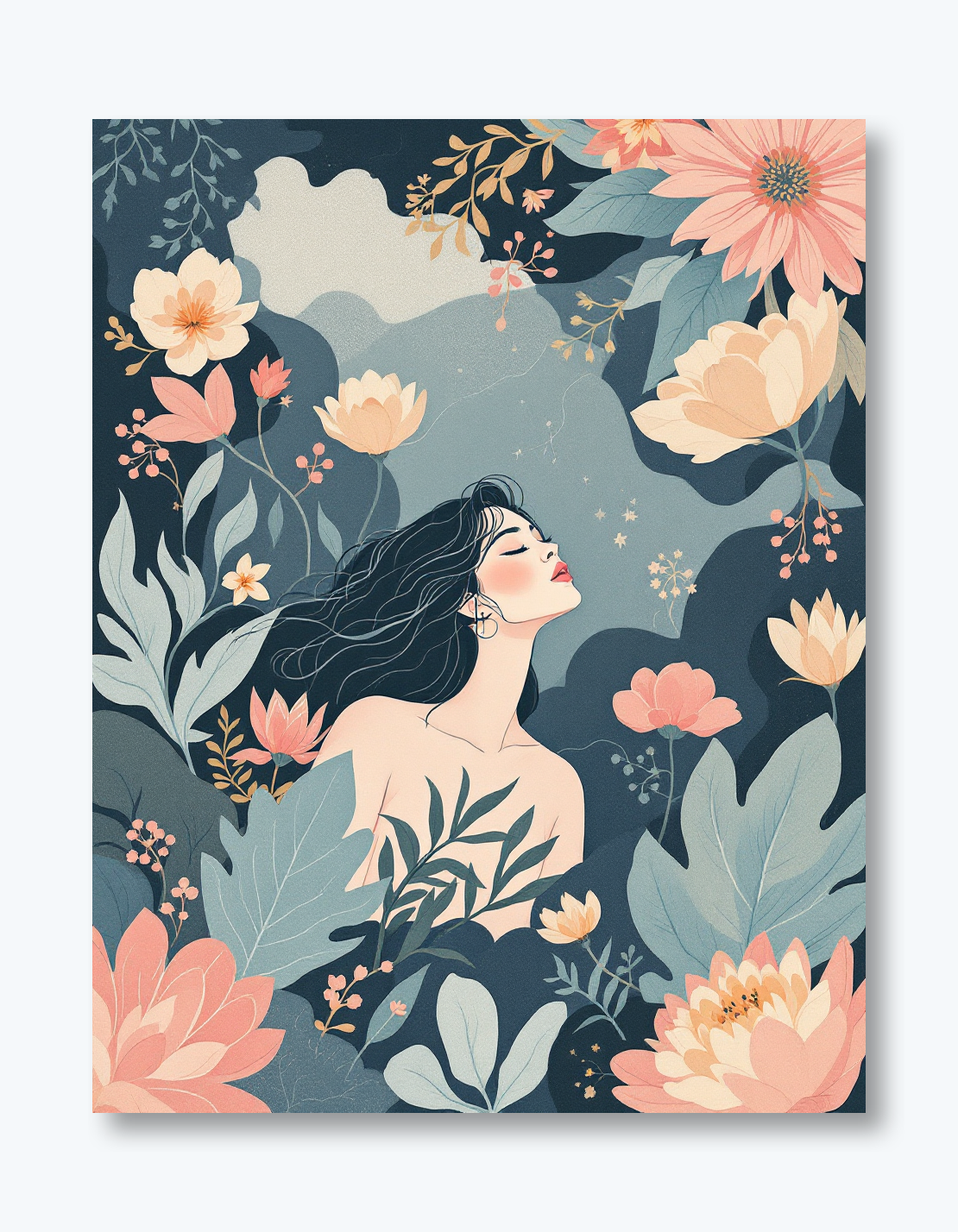 Serenity in Bloom Wall Art