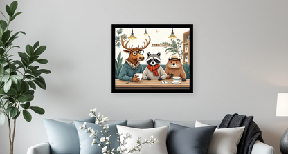 Charming Woodland Creatures Coffee Gathering - Room View
