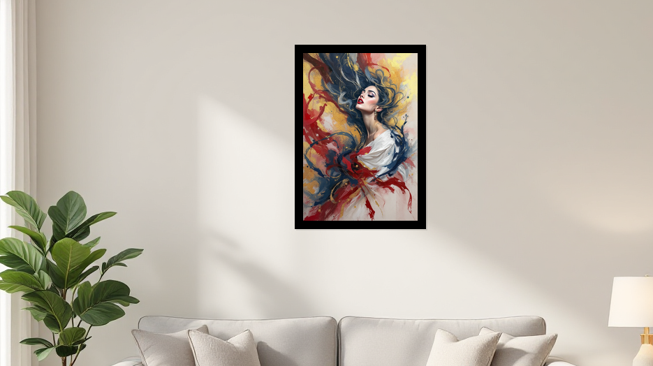 Opera's Emotional Symphony Wall Art - Poster Room View