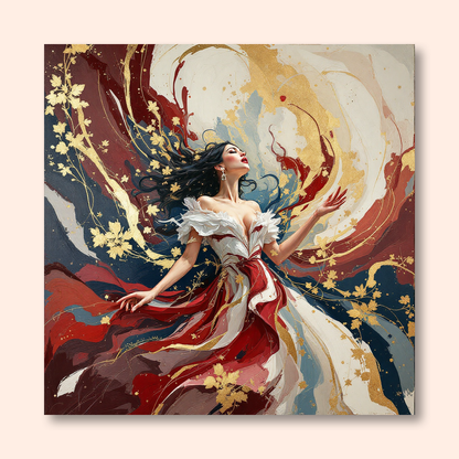 Emotional Elegance: Soprano's Serenade Wall Art