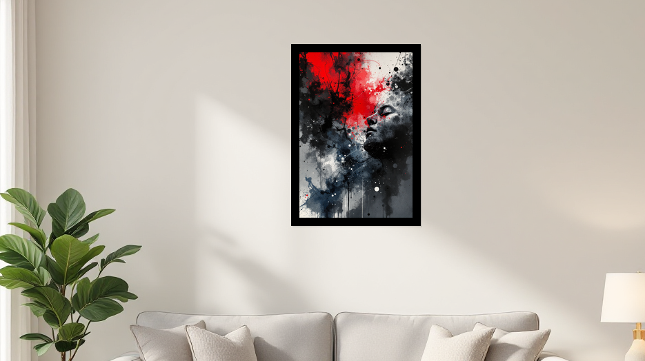 Dynamic Soul of Rock Wall Art - Poster Room View
