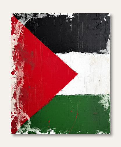 Cultural Resonance: Palestine Flag Art