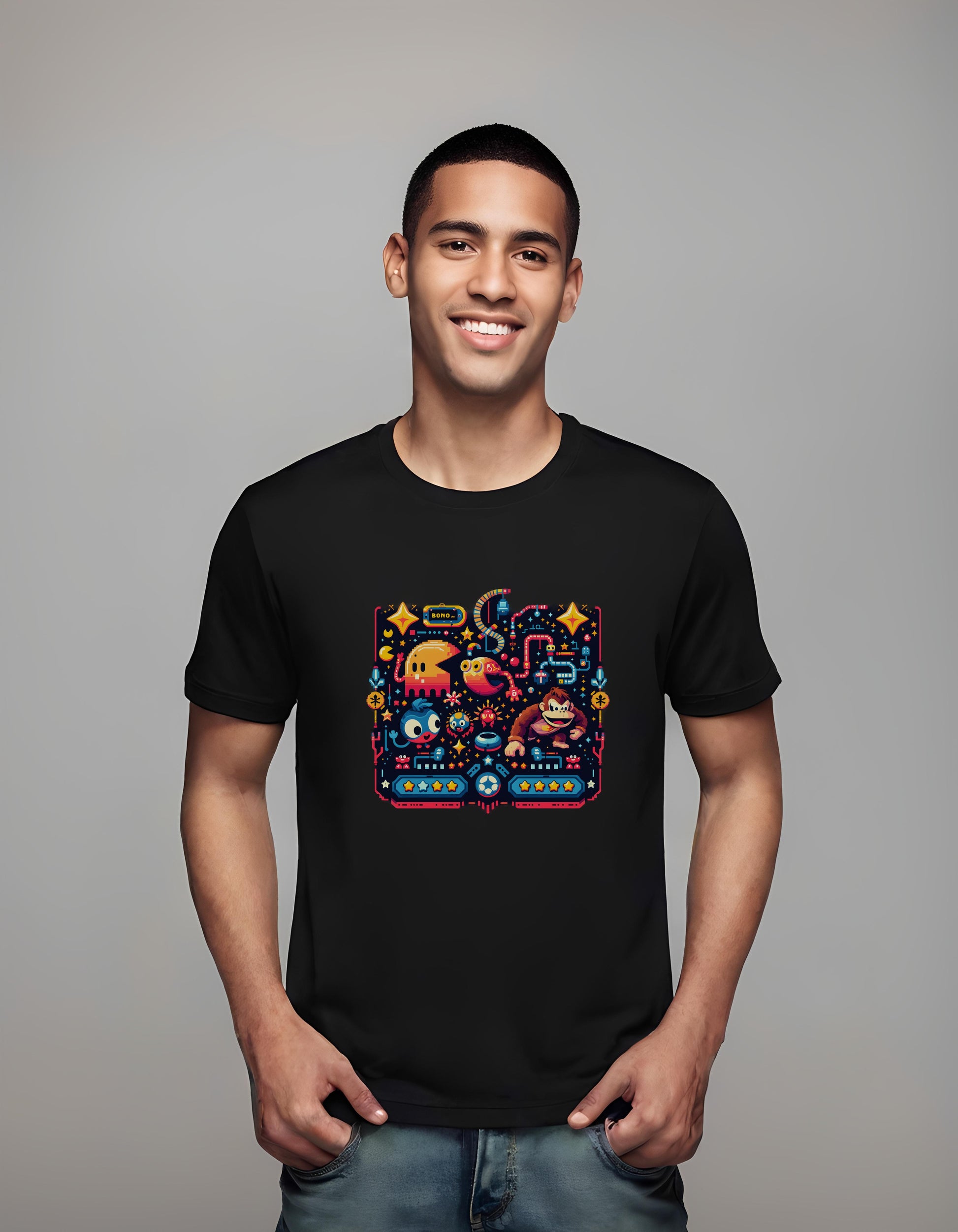 eco-friendly t-shirt - nostalgic t-shirt - fun outfit for gamers