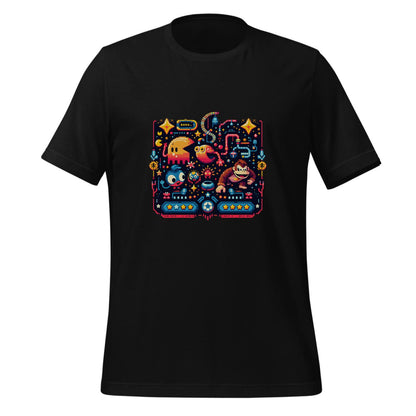 Pixelated Arcade Heroes | Classic T-Shirt (Unisex) T-Shirt - arcade characters, characters, classic video games