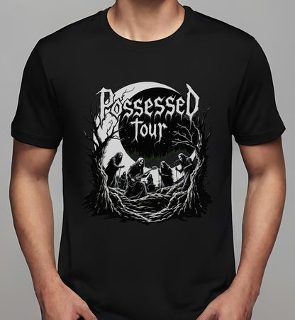 t-shirt - black - performance - gothic art - merchandisers