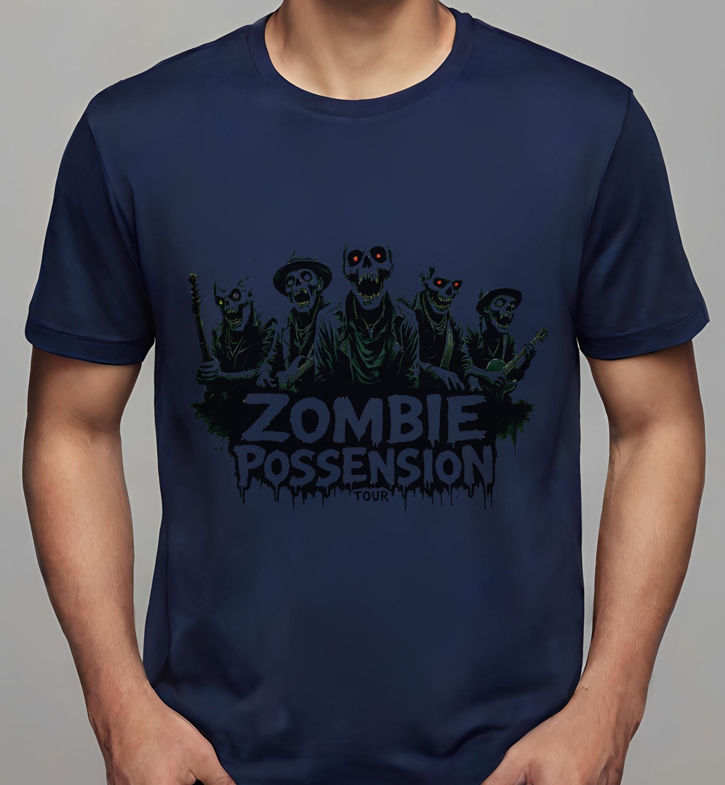 graphic art merch - t-shirt - art lovers - navy