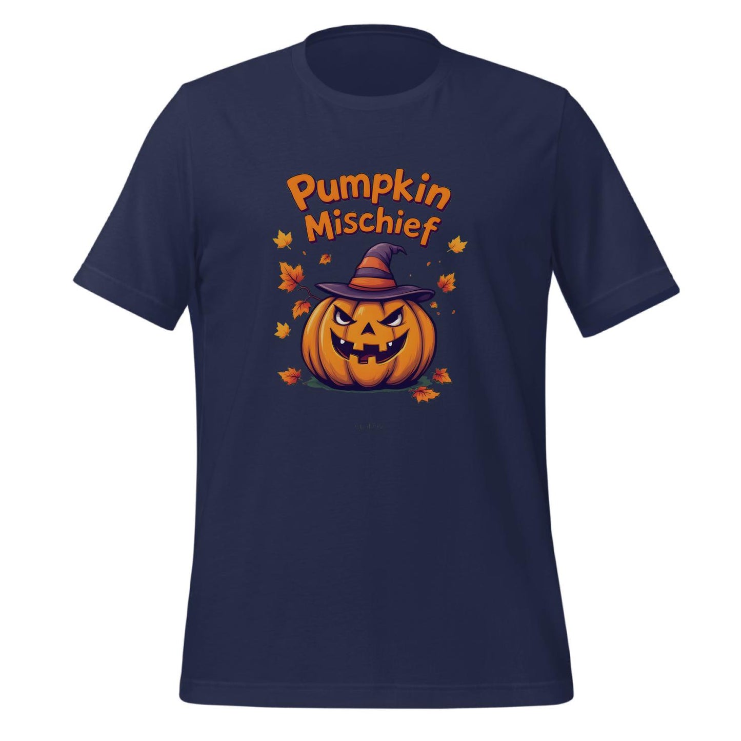 t-shirt - mischievous pumpkin graphic - dynamic halloween design - teachers