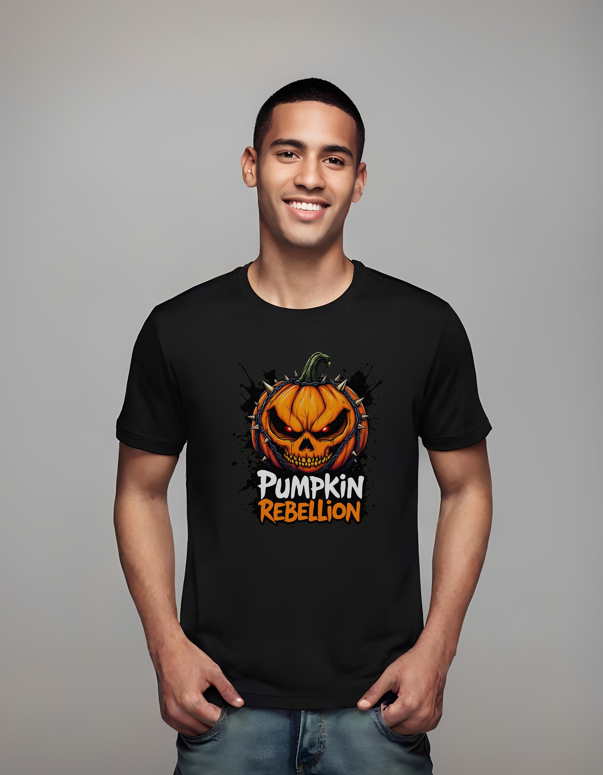 halloween fans - alternative gifts - contentious pumpkin - t-shirt