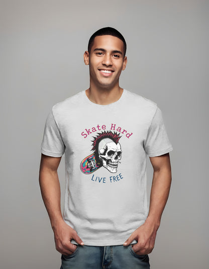 t-shirt - skull - rebellious graphics - modern punk aesthetics