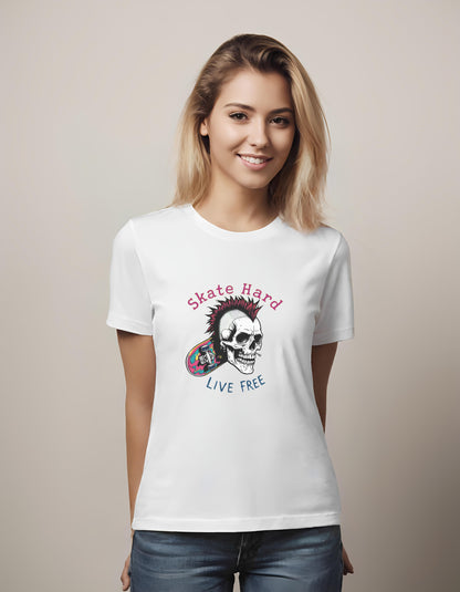 music and skate culture - alternative fashion - t-shirt - alternative lifestyle art