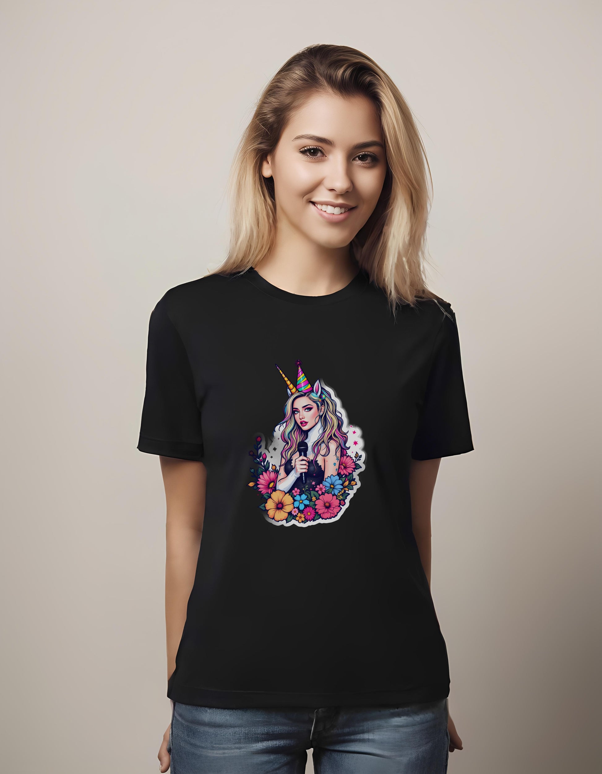 music lovers - gifts for unicorn lovers - t-shirt