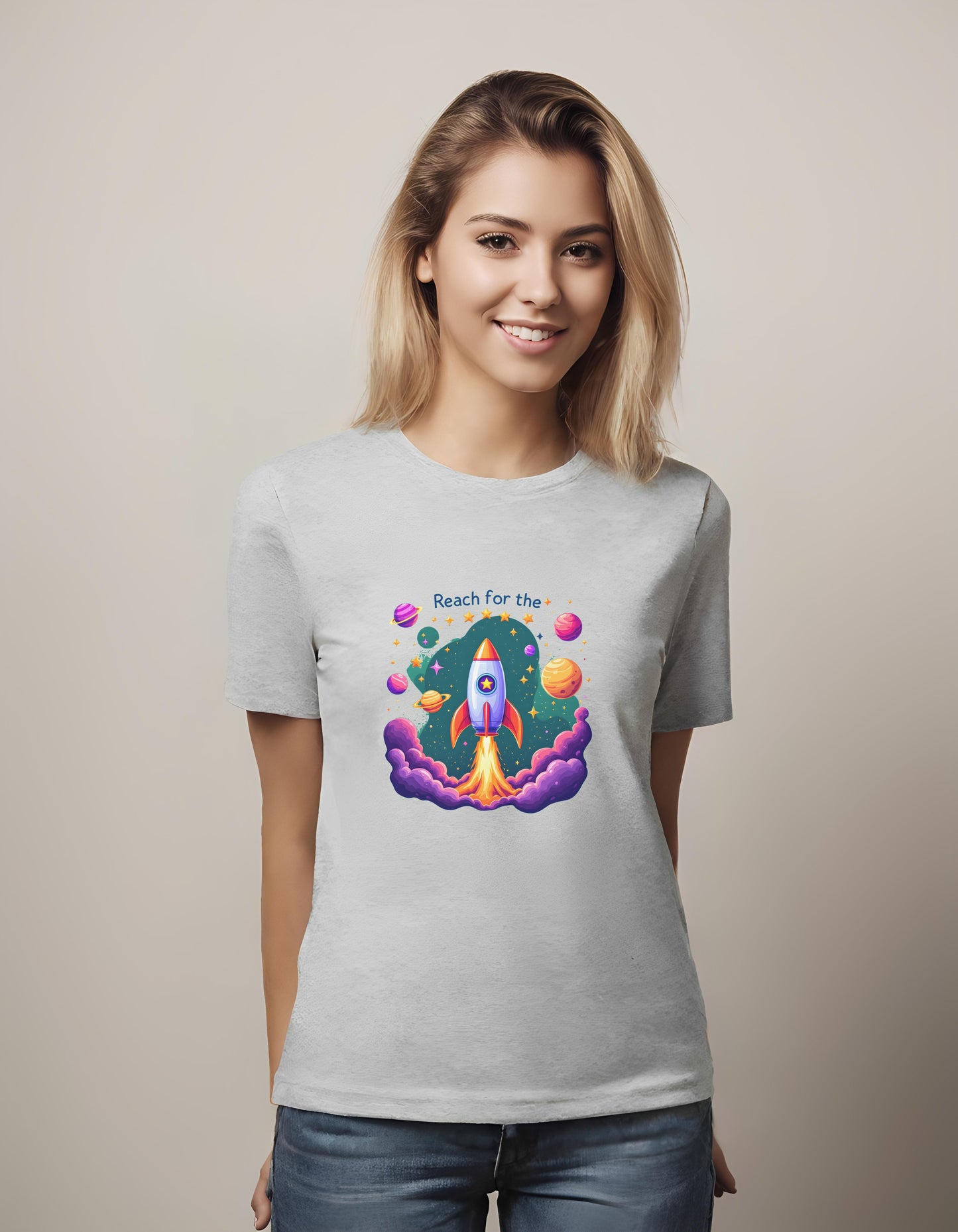 family - t-shirt - rocket illustration - adventure