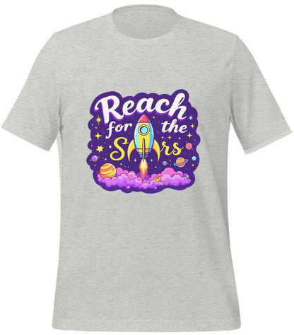 rocket ship design - space art - athletic_heather - t-shirt