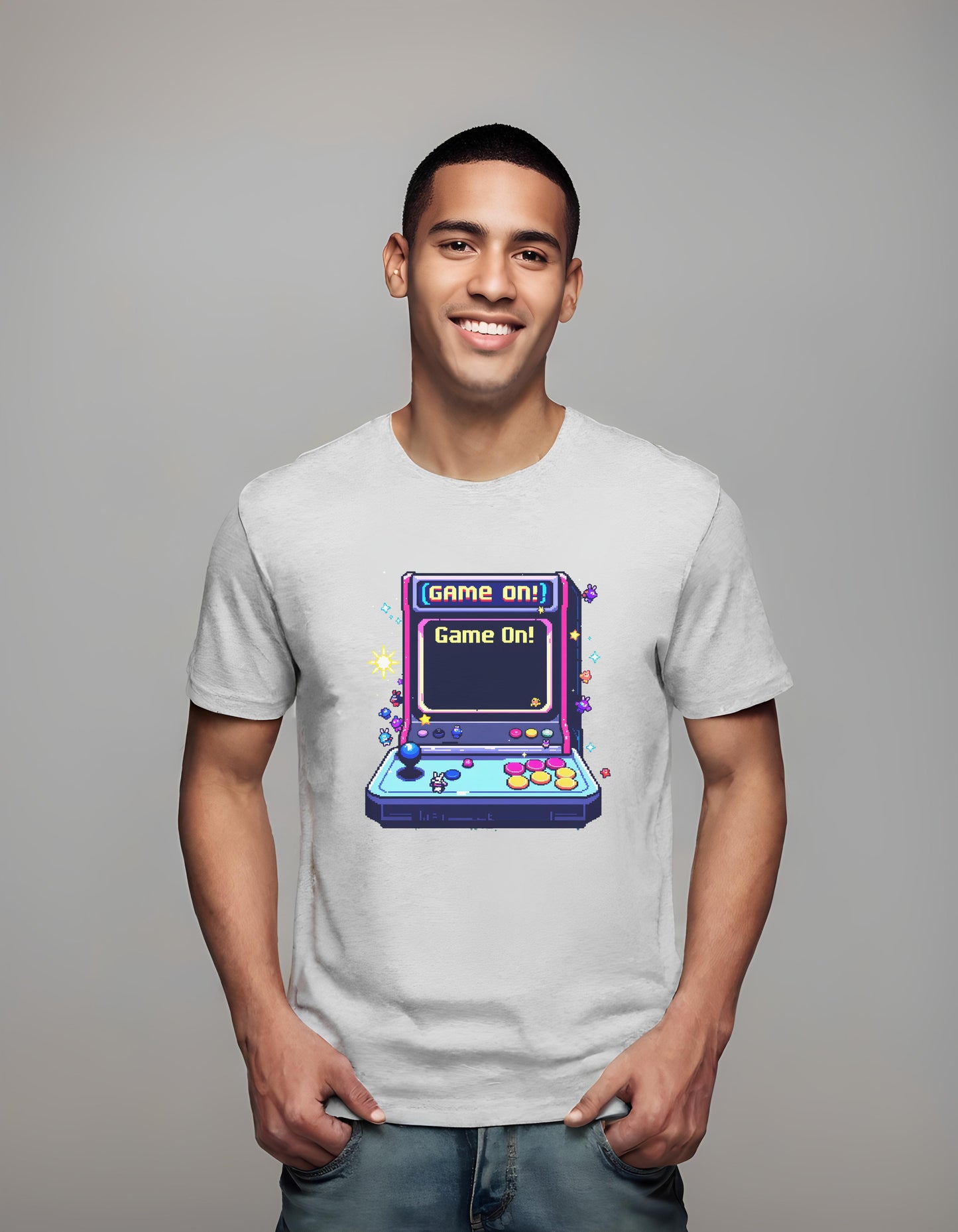 retro enthusiasts - nostalgia - t-shirt - arcade game invitation