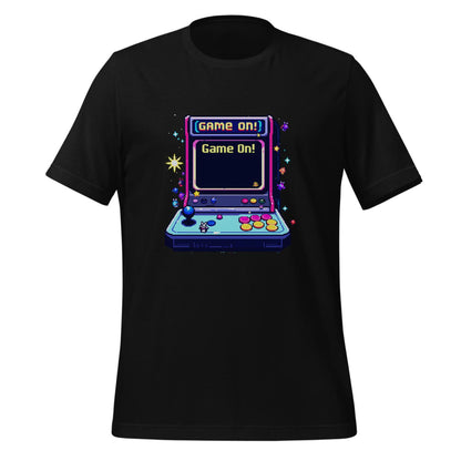 colorful arcade design - nostalgia seekers - t-shirt