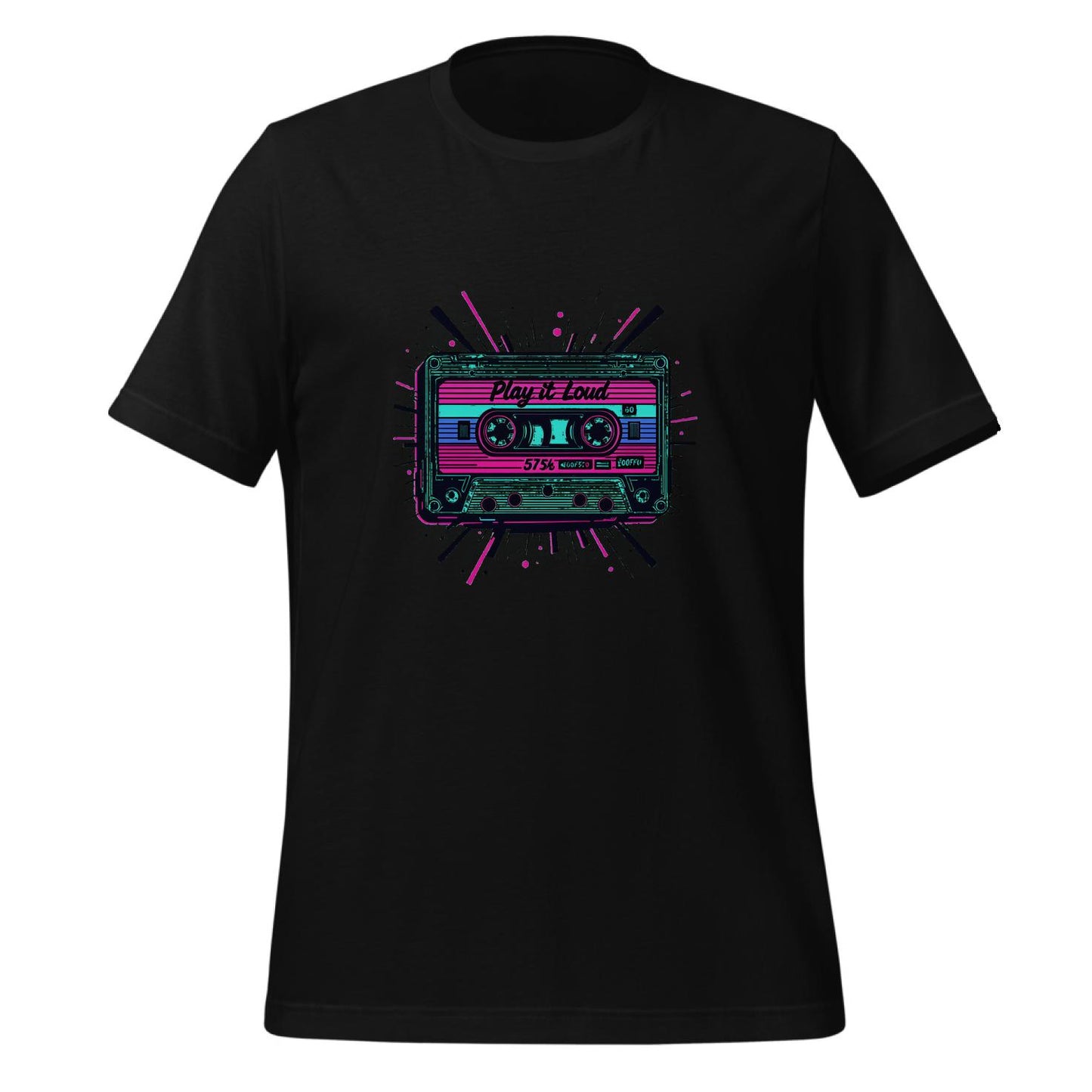 t-shirt - vintage aesthetic apparel - cassette tape