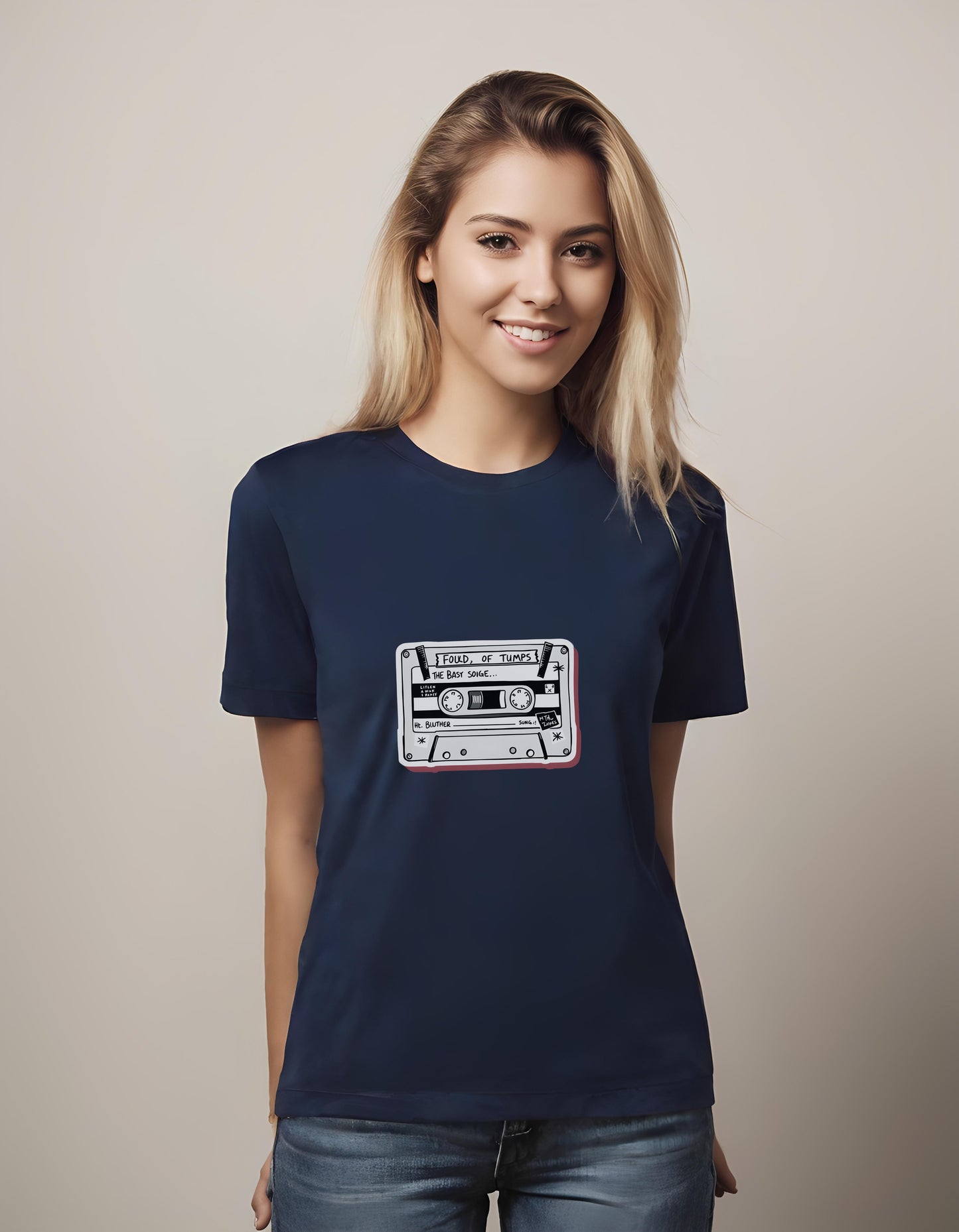 universal - cassette tape art - t-shirt - playlist