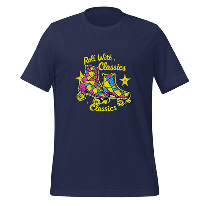 t-shirt - classic skating style - holiday shoppers