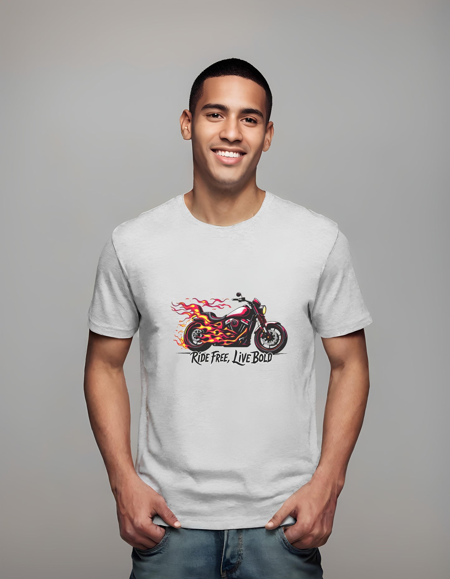 retro biker - t-shirt - biking culture