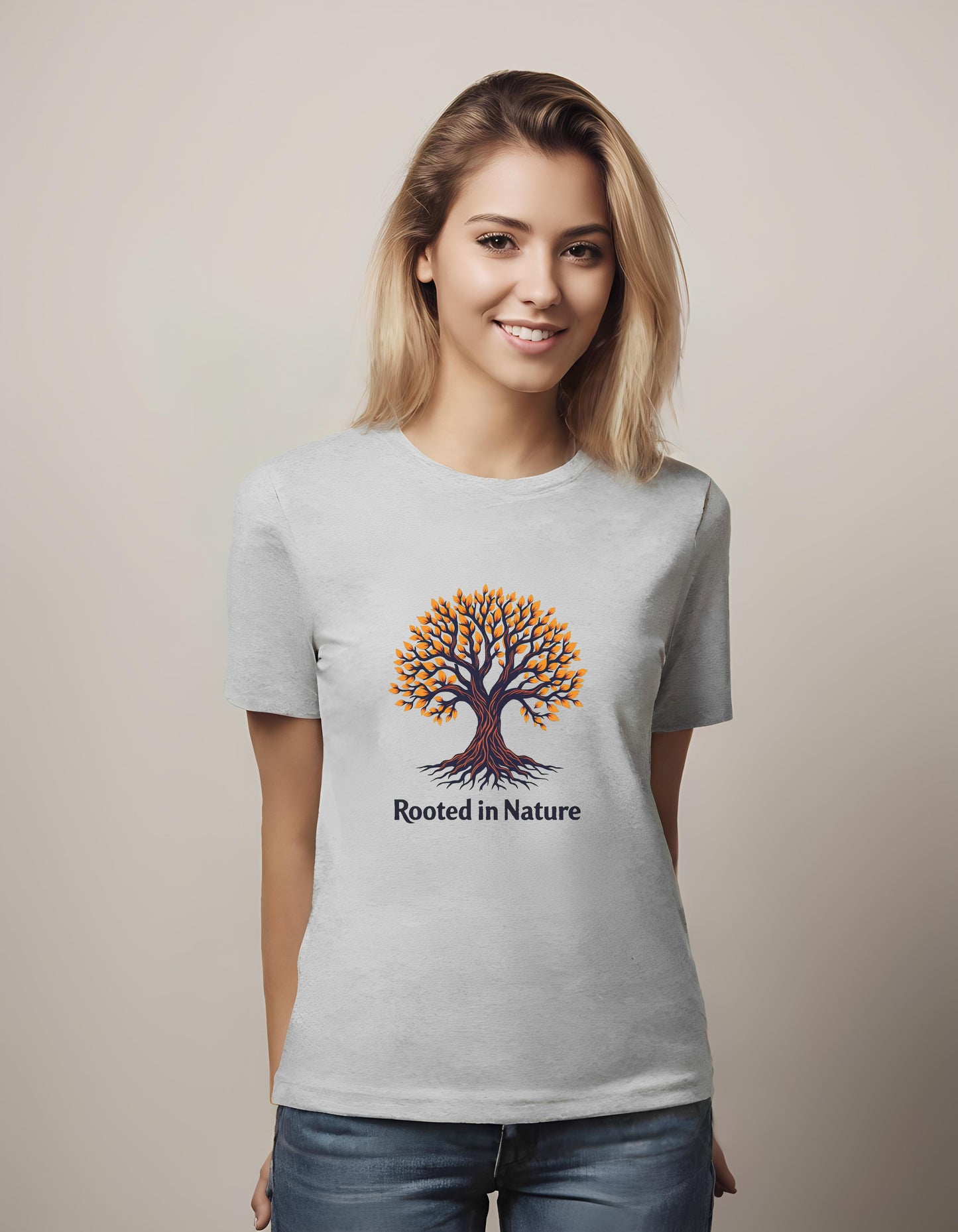 stylized tree design - nature artwork - t-shirt