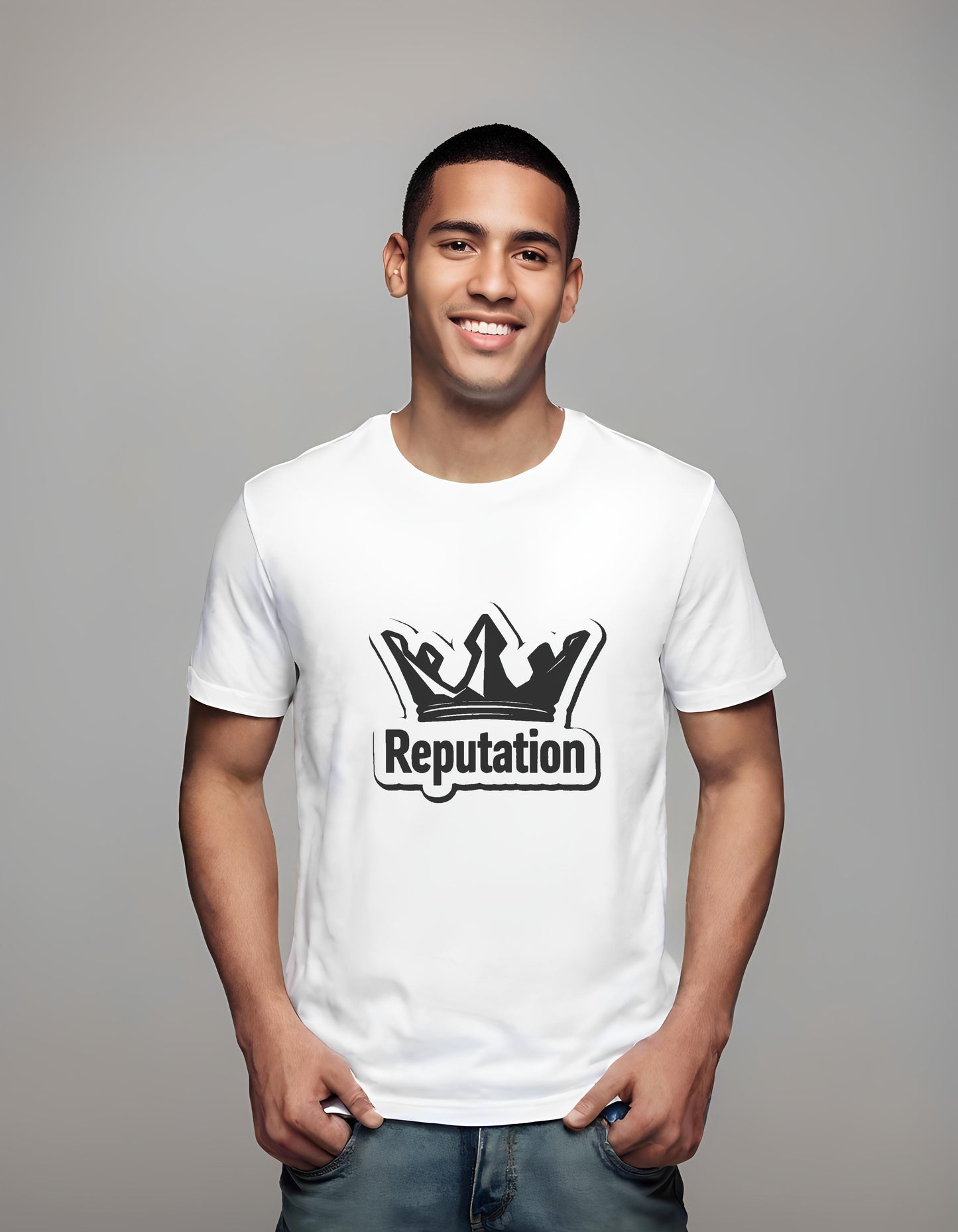 Royal Reputation Crown | Classic T-Shirt (Unisex) T-Shirt - bosses, crown design, for_men