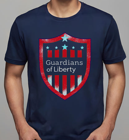 couples - liberty - t-shirt - patriotism - navy