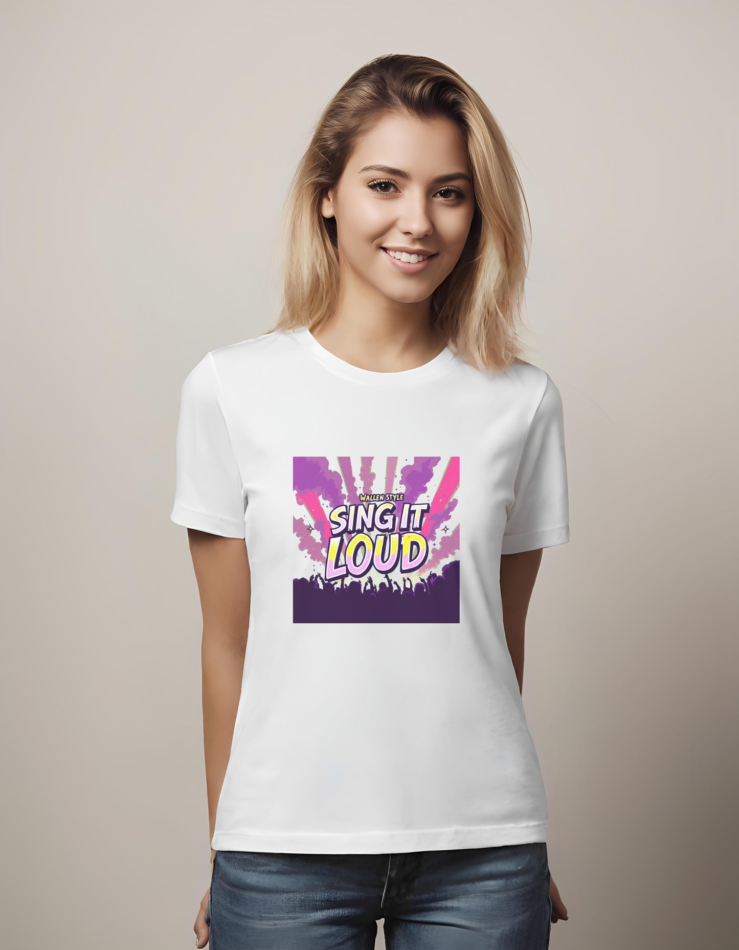 t-shirt - vibe - concert - playful concert theme