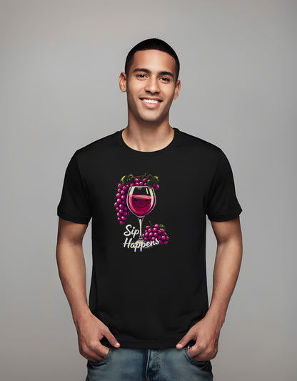 enjoyment - t-shirt - whimsical wine gifts - slogan