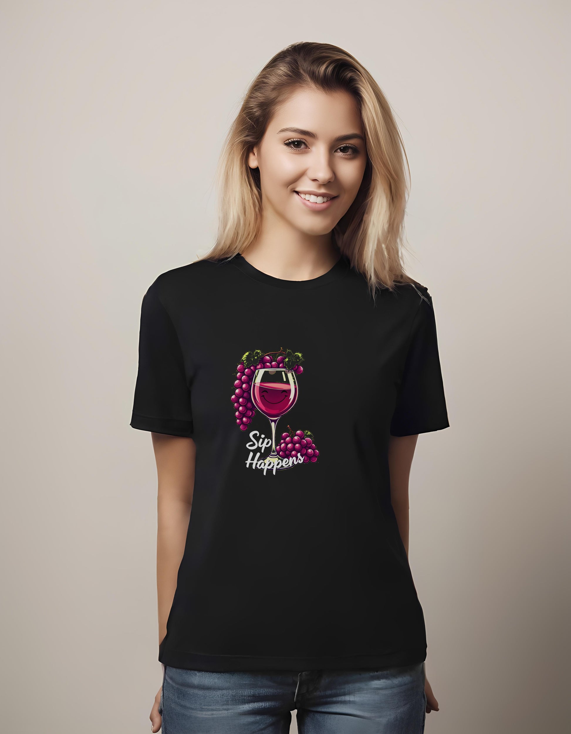 artistry - t-shirt - modern wine art - humorous wine art