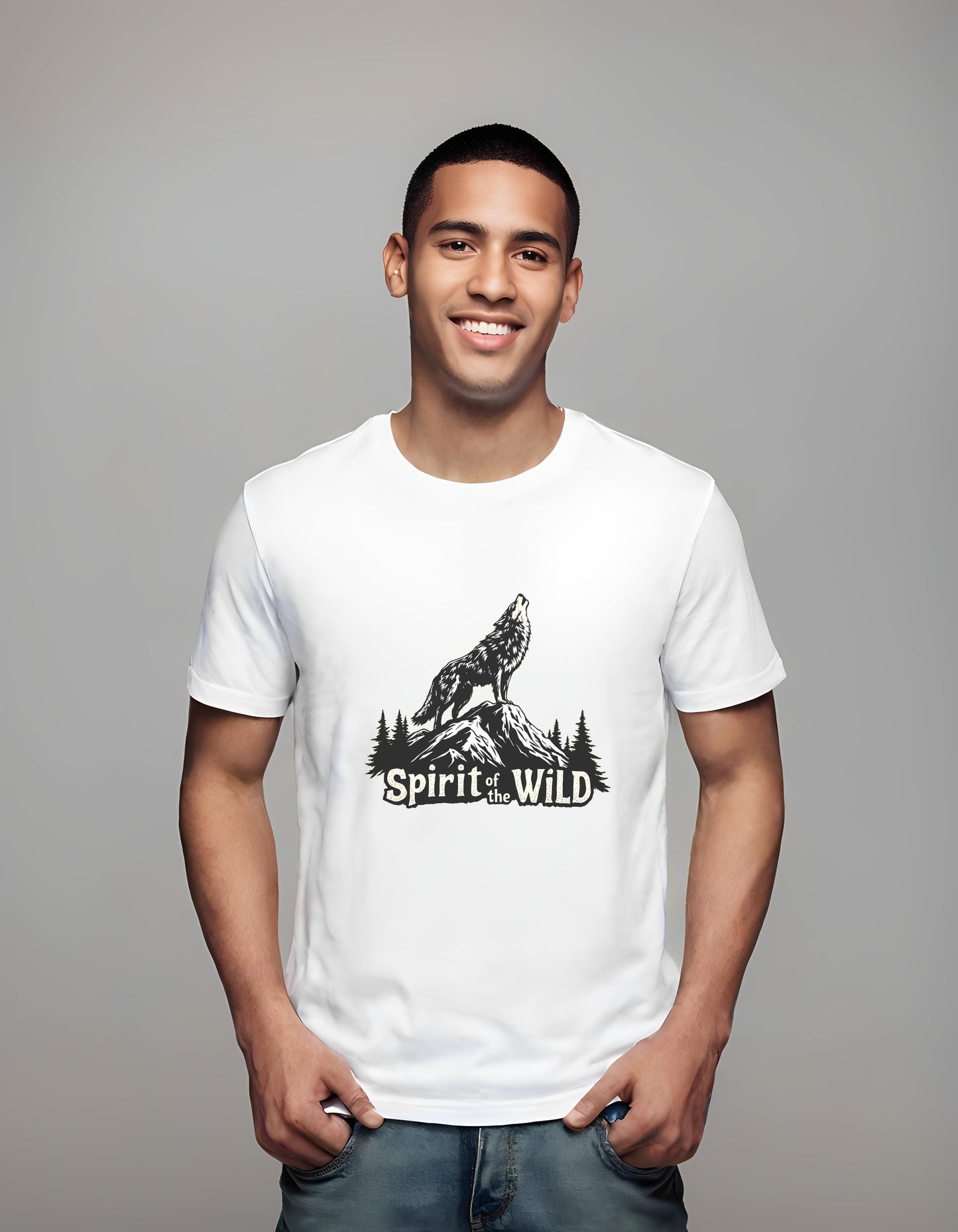 t-shirt - spirit of the wild - fitness fans