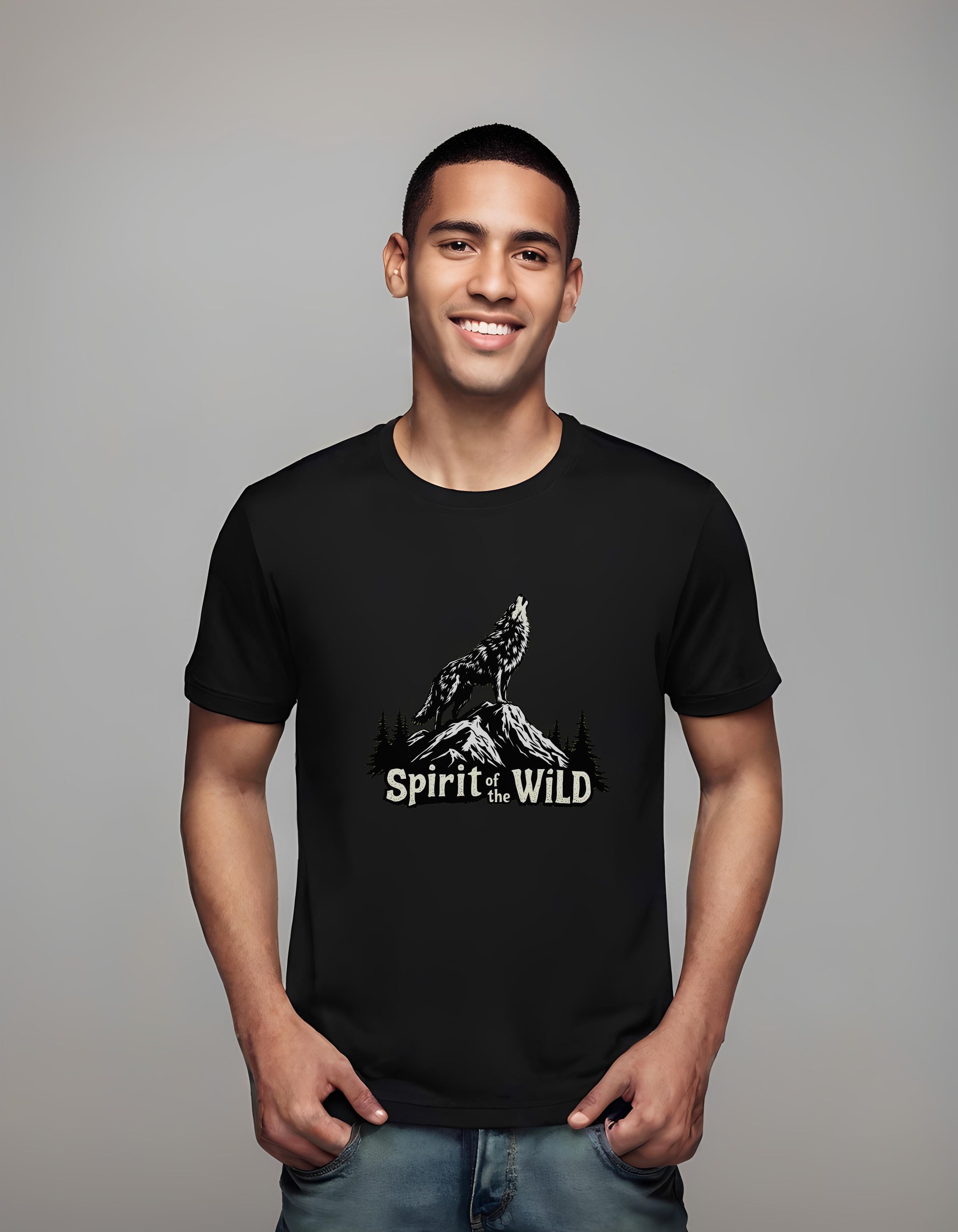 adventure artwork - spirit of the wild - hikers - t-shirt