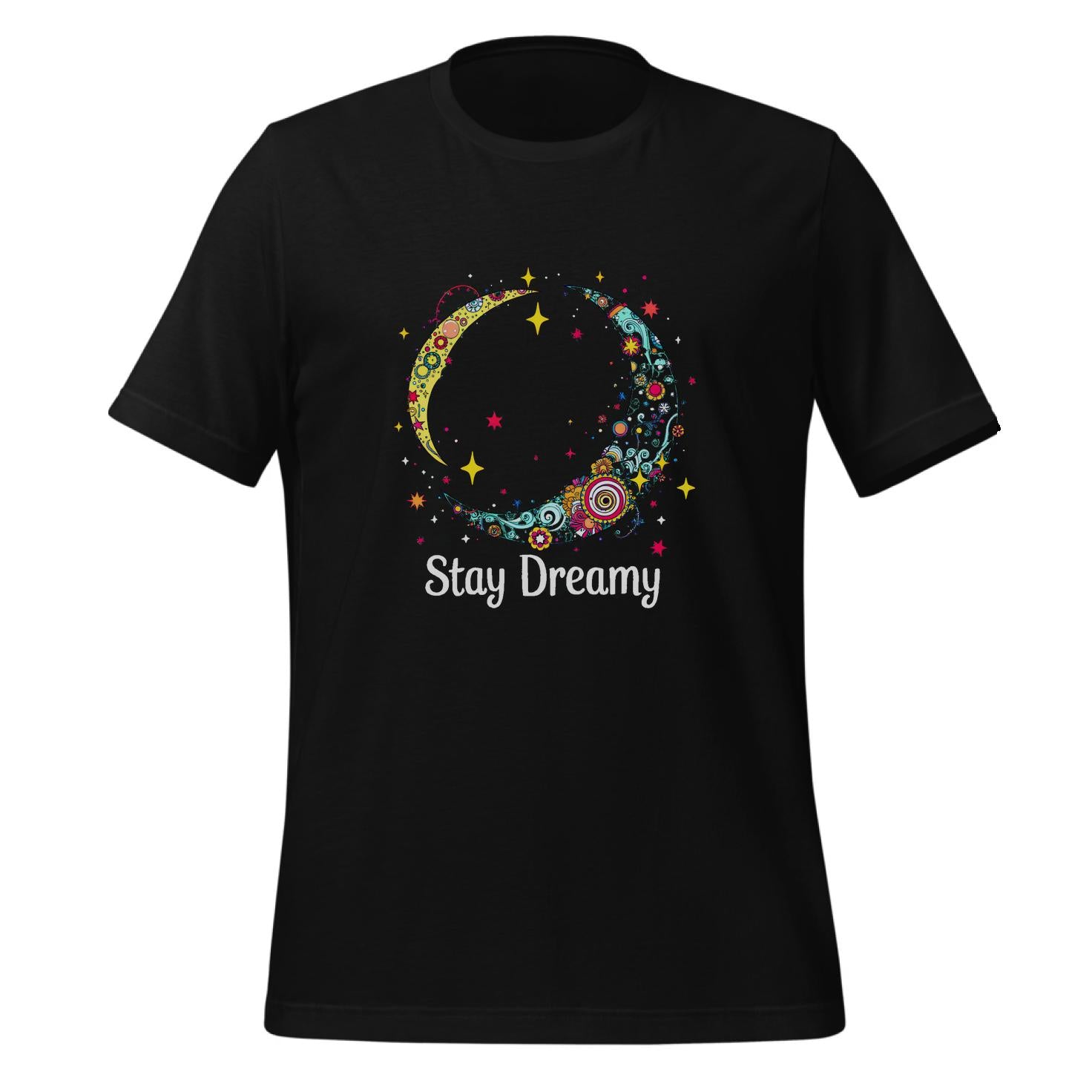 crescent moon design - dreamy t-shirt design