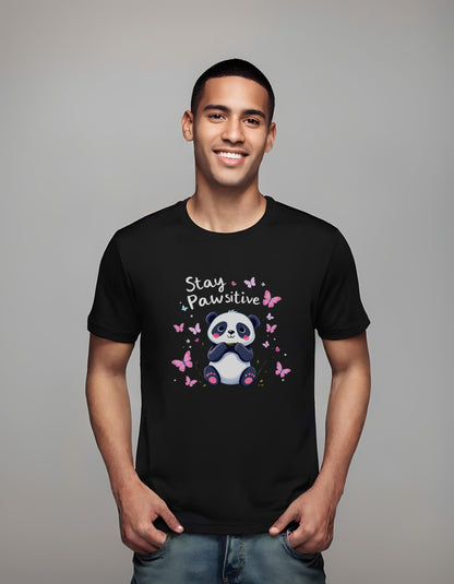 adorable panda shirt - casual occasions - t-shirt - versatile outfit