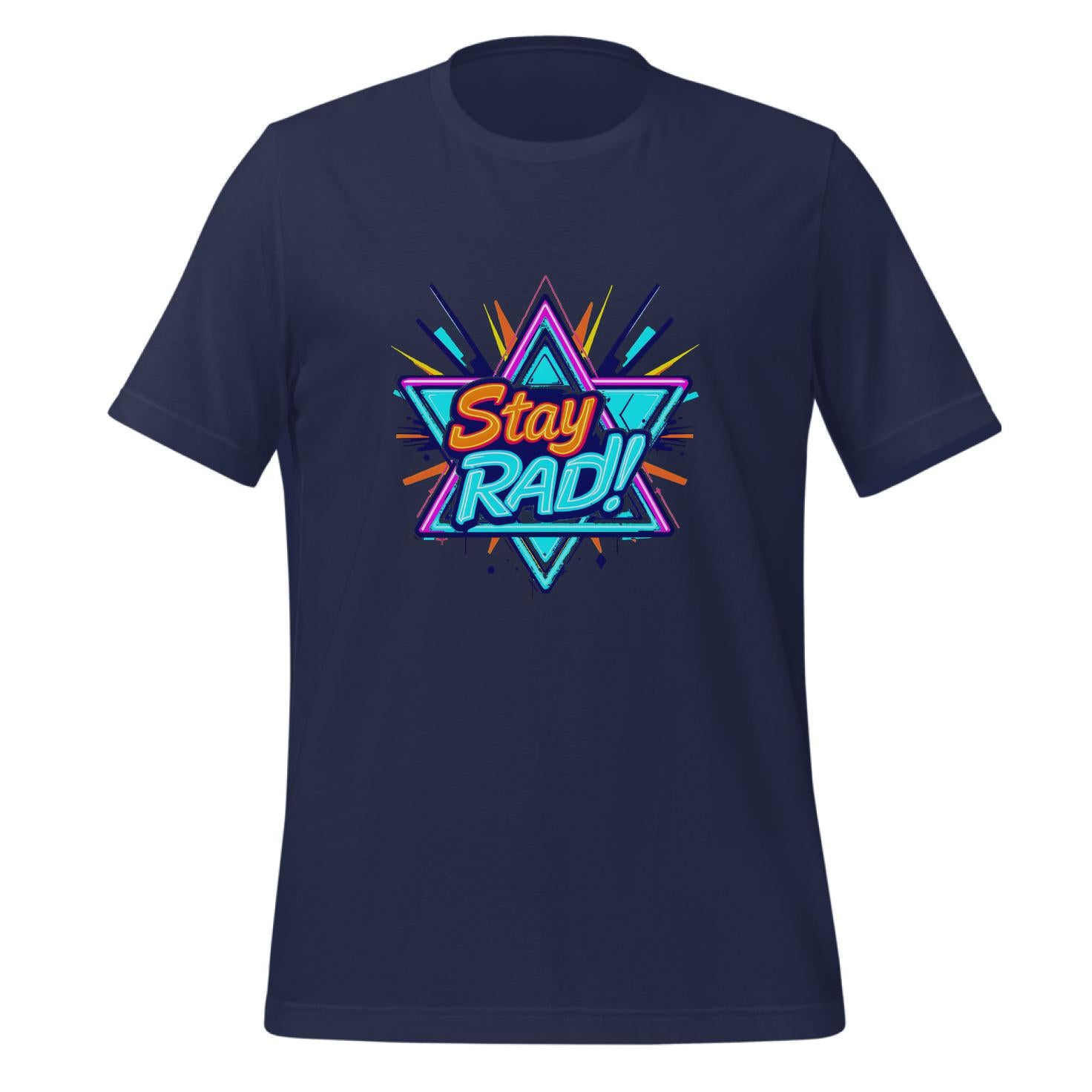 nostalgia art - dynamic lines - funny slogan shirt - t-shirt