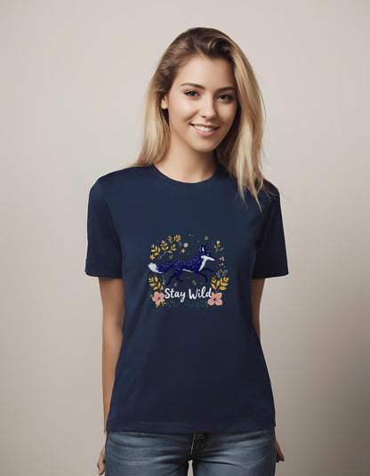 statement piece - stay wild design - vibrant decor - t-shirt