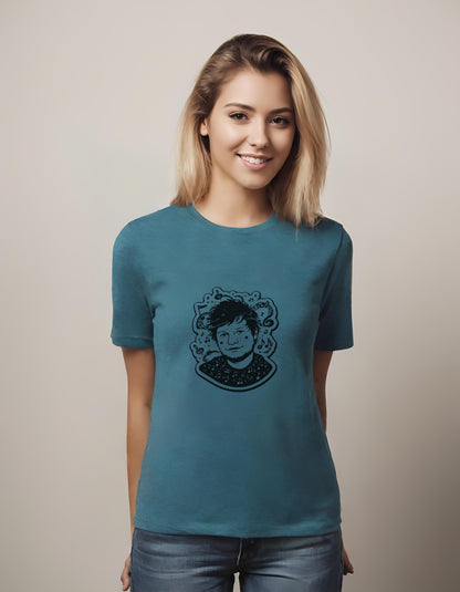 Strumming Serenity | Classic T-Shirt (Unisex) T-Shirt - art, creative types, ed sheeran